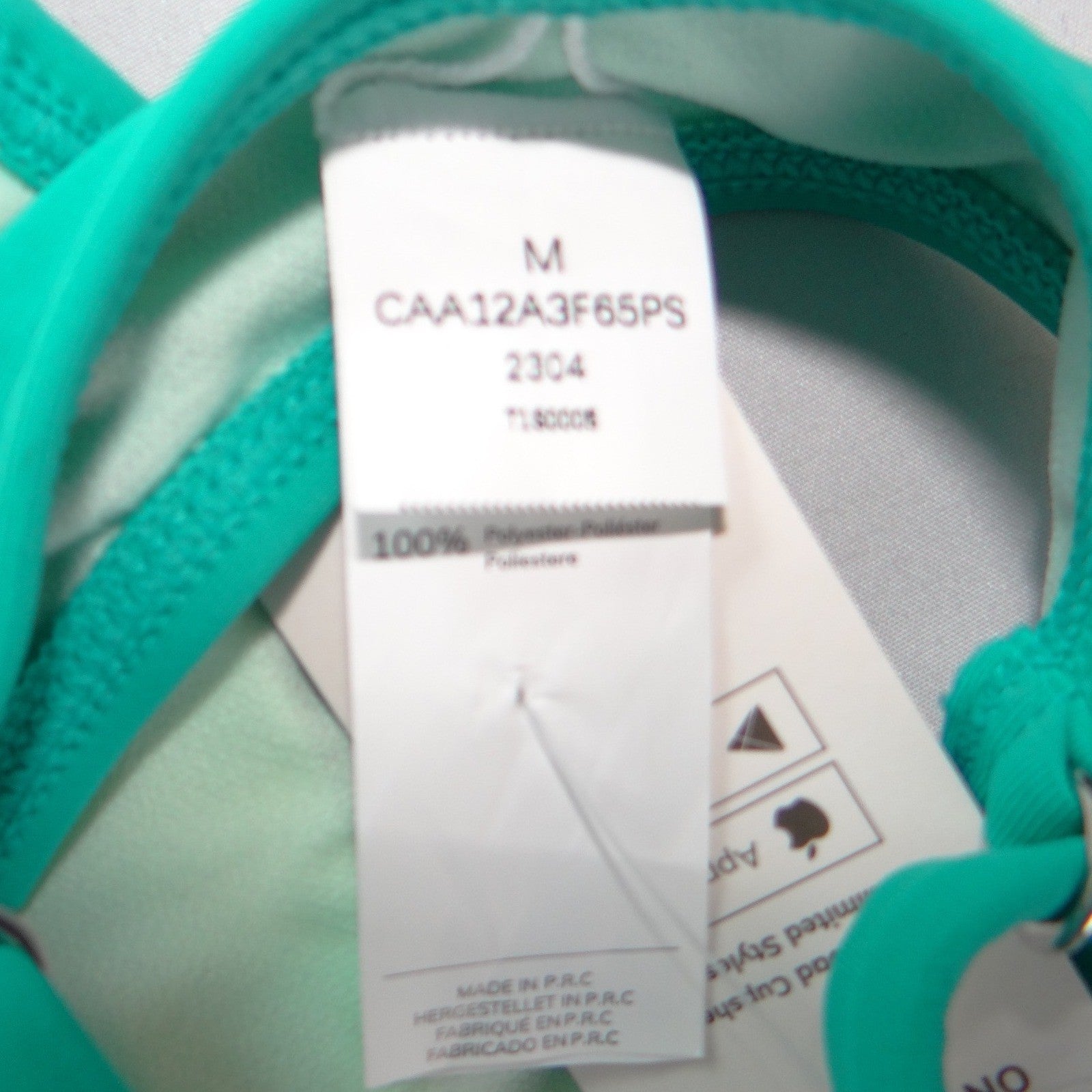 NWT-Cupshe Teal Green Ring Detail Braided Wrap Bikini Set Size M