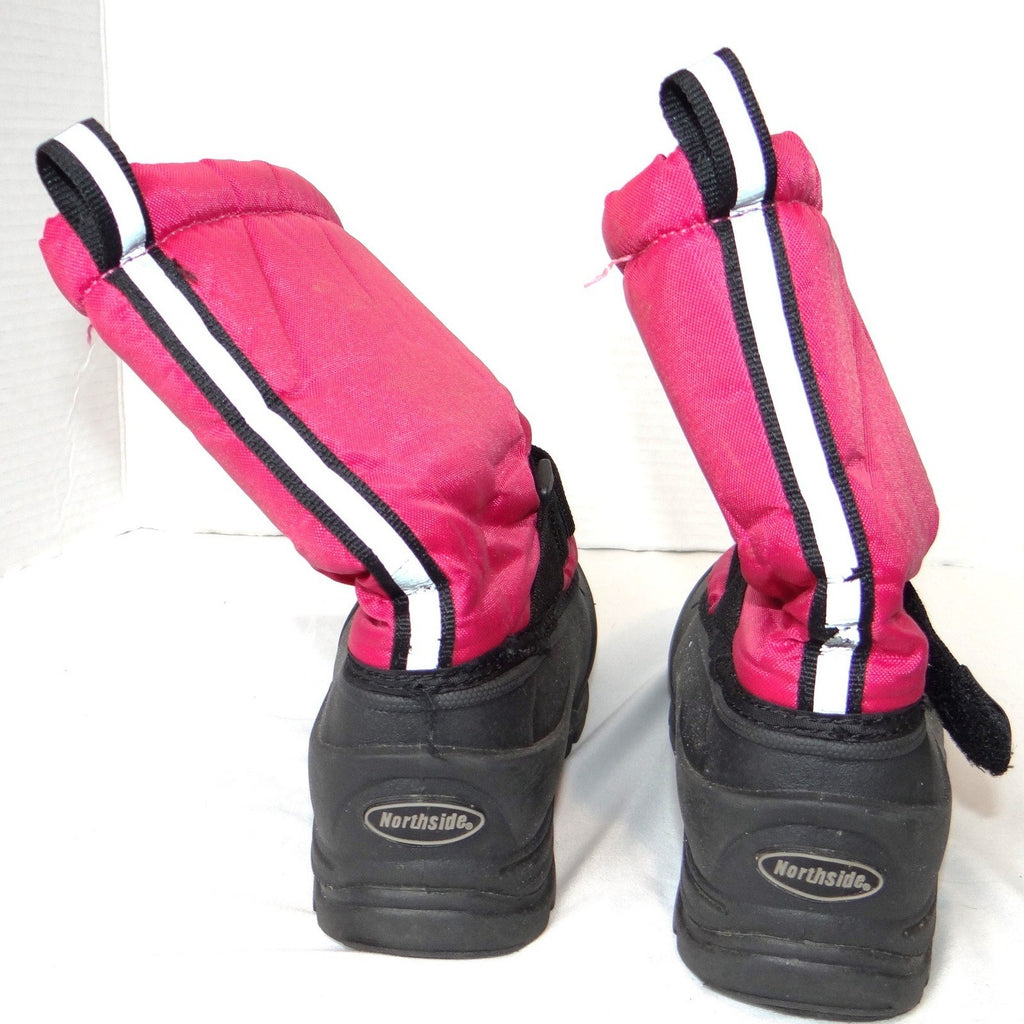 Northside Kids Pink Black Thinsulate Insulated Winter Snow Boots Size 3
