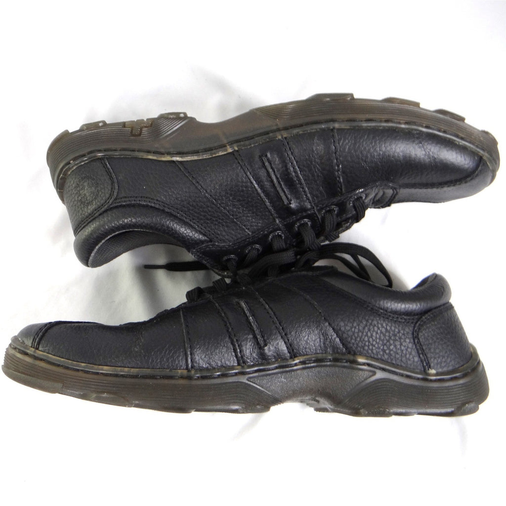 Dr. Martens Pembroke Black Pebbled Leather Low Top Sneakers Mens 11
