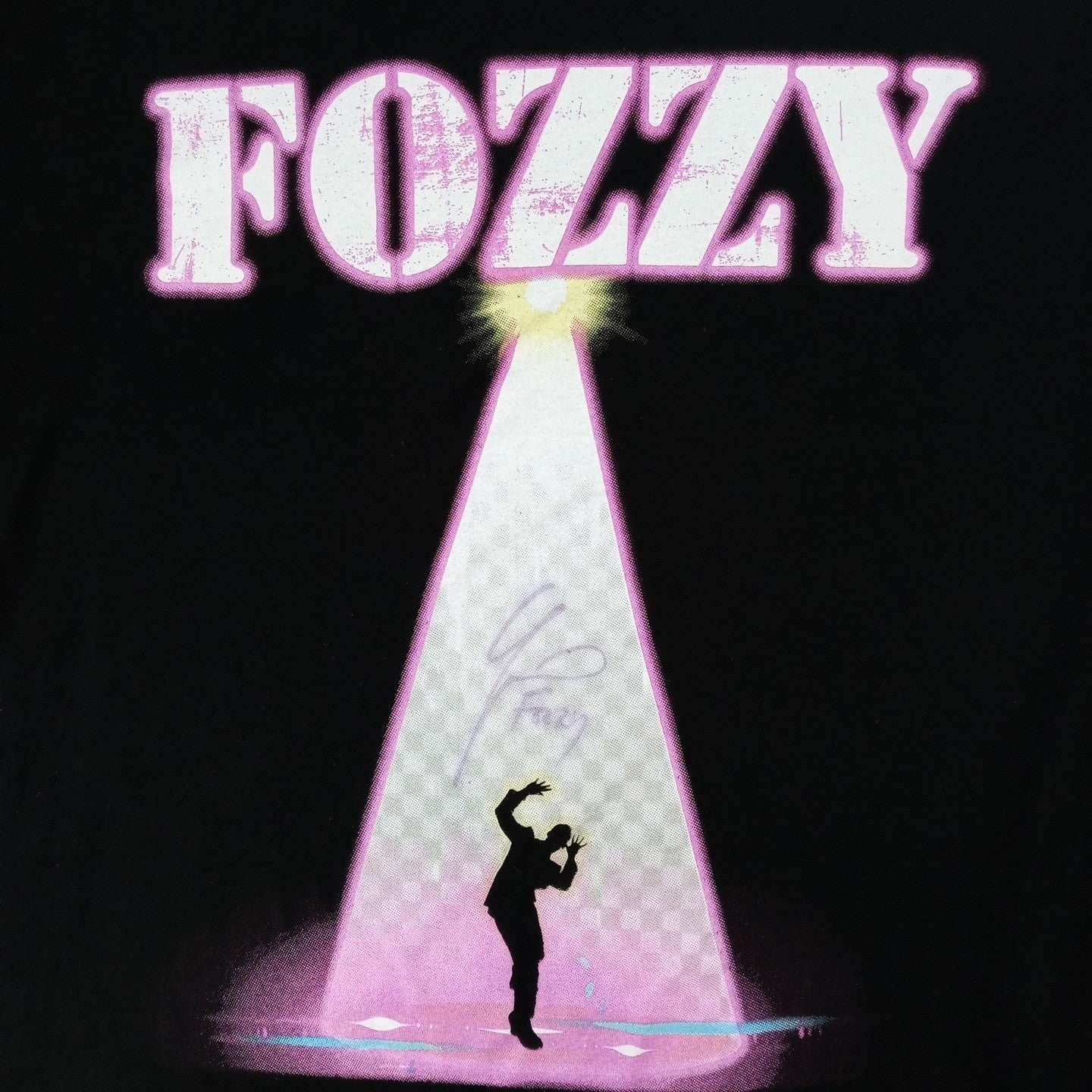 Fozzy Worldwide Spotlight 2023 2024 Tour Black T Shirt Size Large
