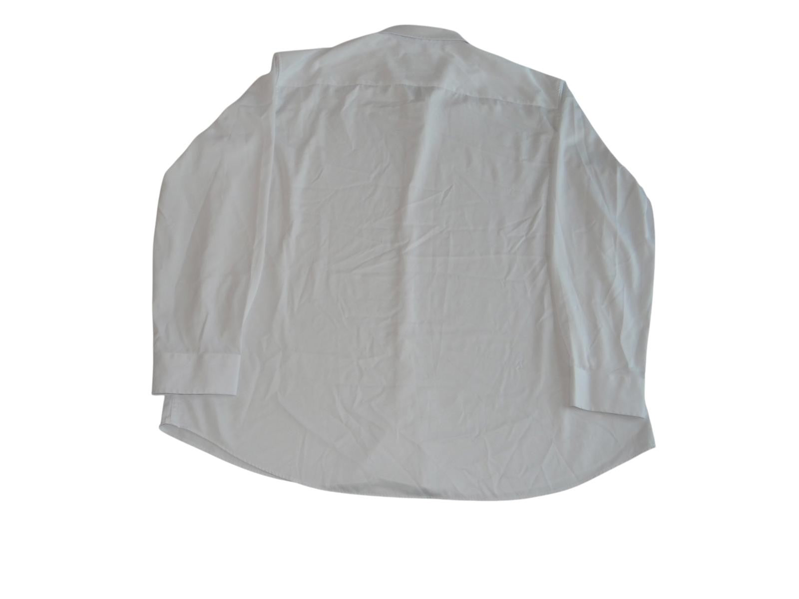 SHIELD-X Slim Fit Dress Shirt - White 4XL