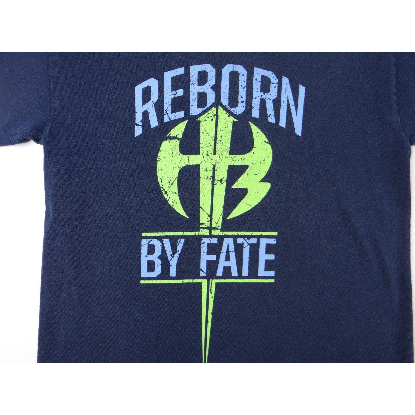 WWE Authentic Wear Youth Medium T Shirt Reborn By Fate Wrestling Tee