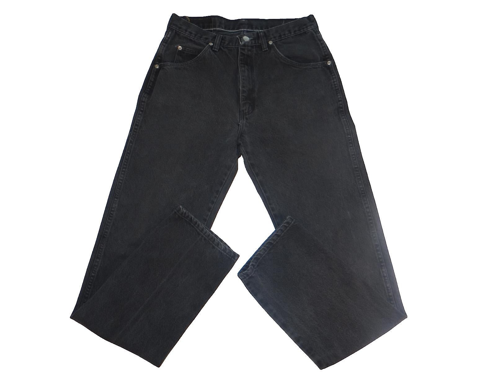 Vintage Wrangler Men's Black Jeans