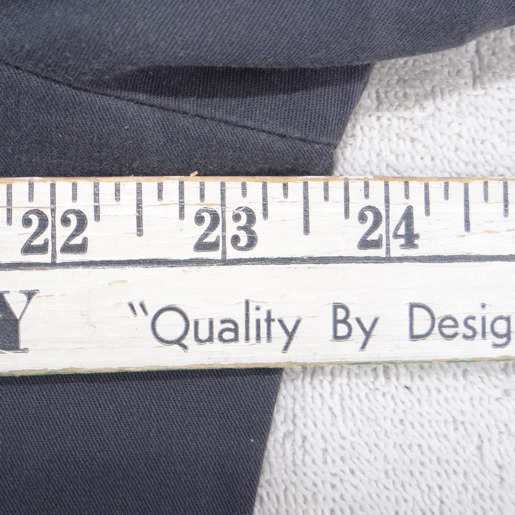 Cherokee Workwear Womens V-Neck Scrub Top Dark Gray Pockets Size XL