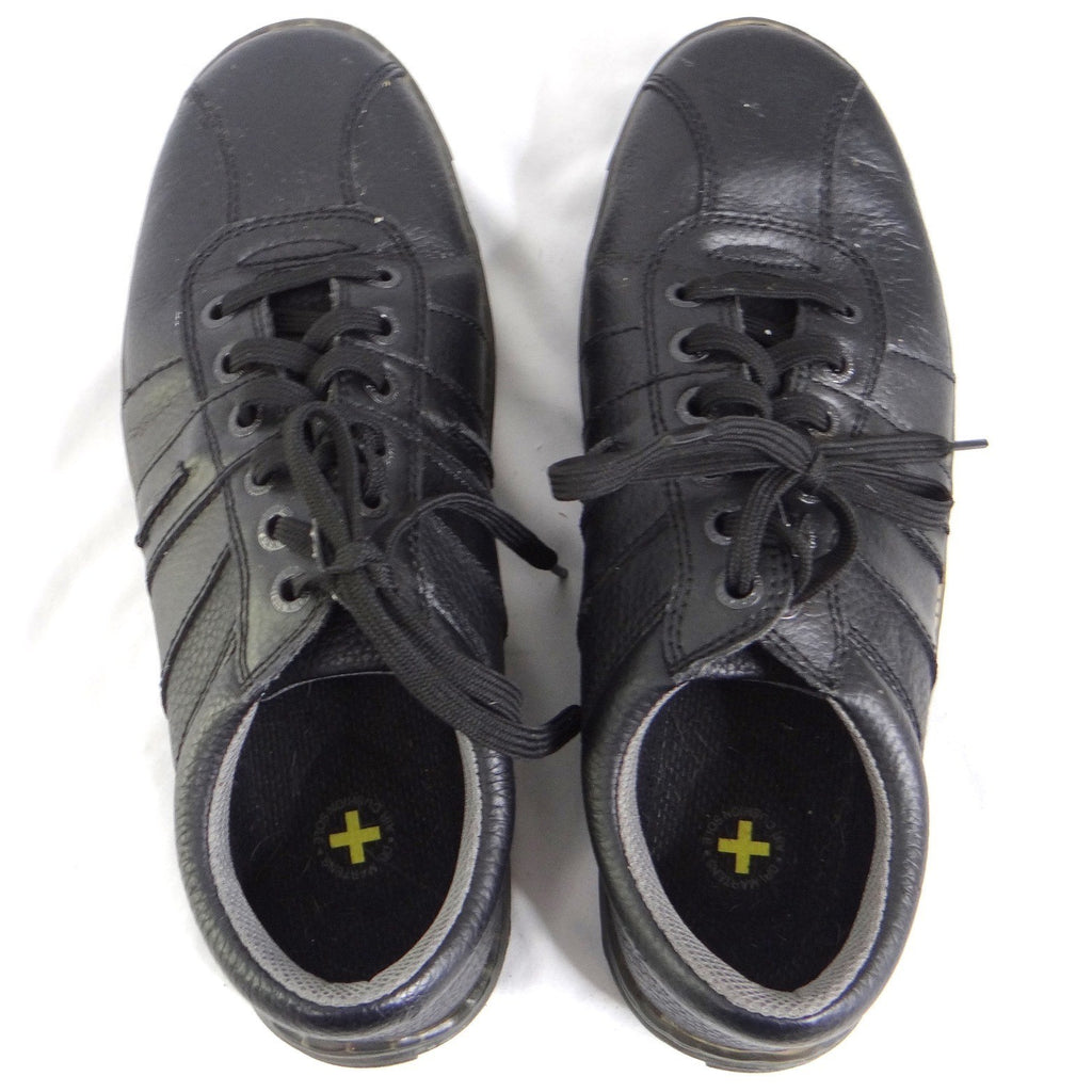 Dr. Martens Pembroke Black Pebbled Leather Low Top Sneakers Mens 11