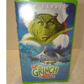 How The Grinch Stole Christmas VHS Jim Carrey Green Clamshell Case 2000 PG
