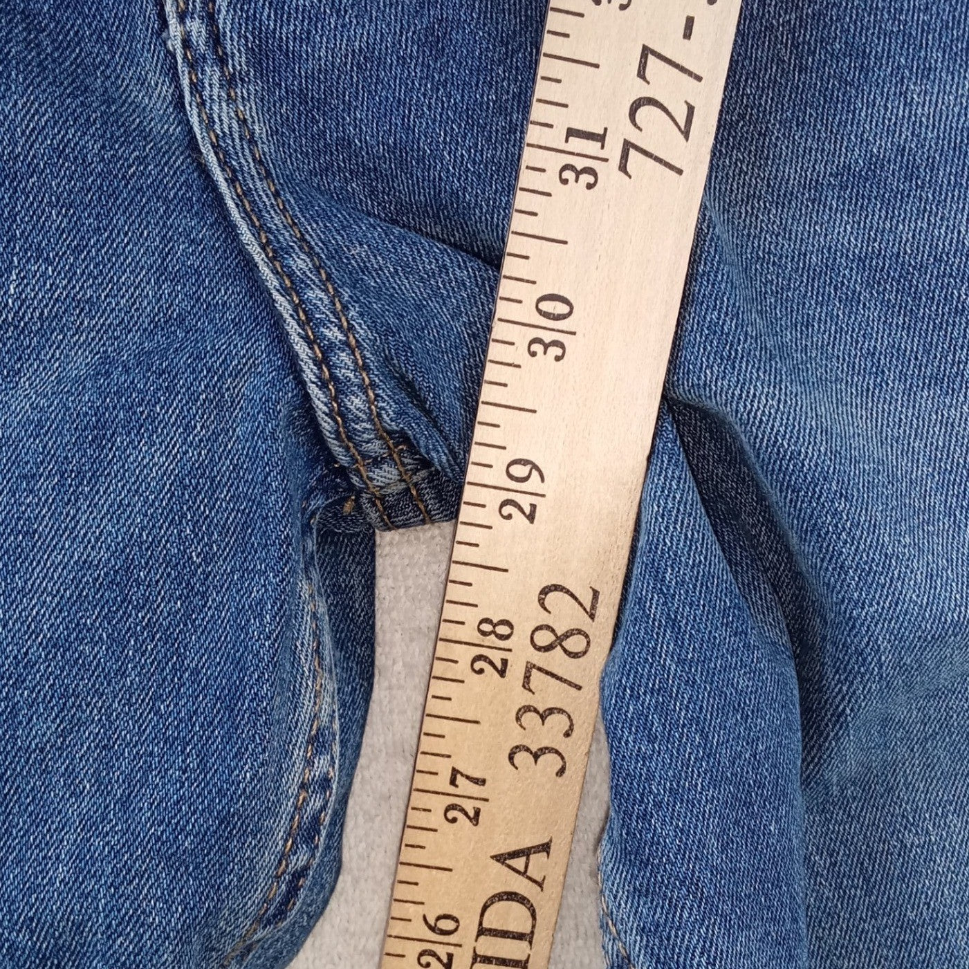 NWT-Lee Mens Straight Fit Straight Leg Jeans Heath Blue 40x30 Premium Flex