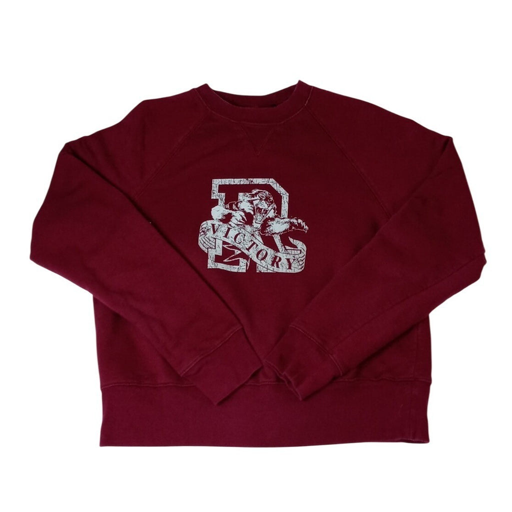 Route 66 Burgundy Tiger Victory Graphic Sweatshirt Women's Medium