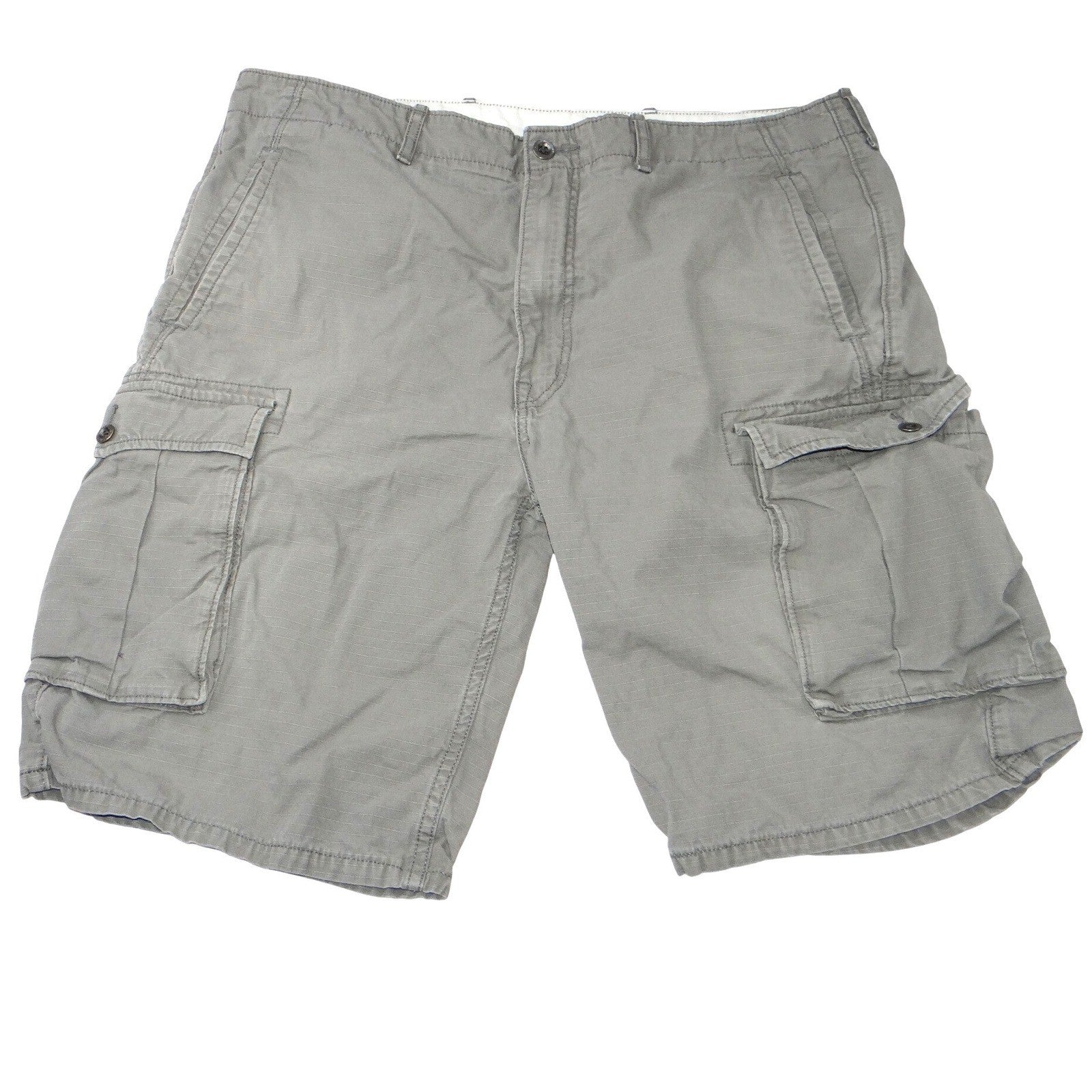 Levi Strauss Co Mens Gray Cargo Shorts W38 Utility Pocket Cotton Blend