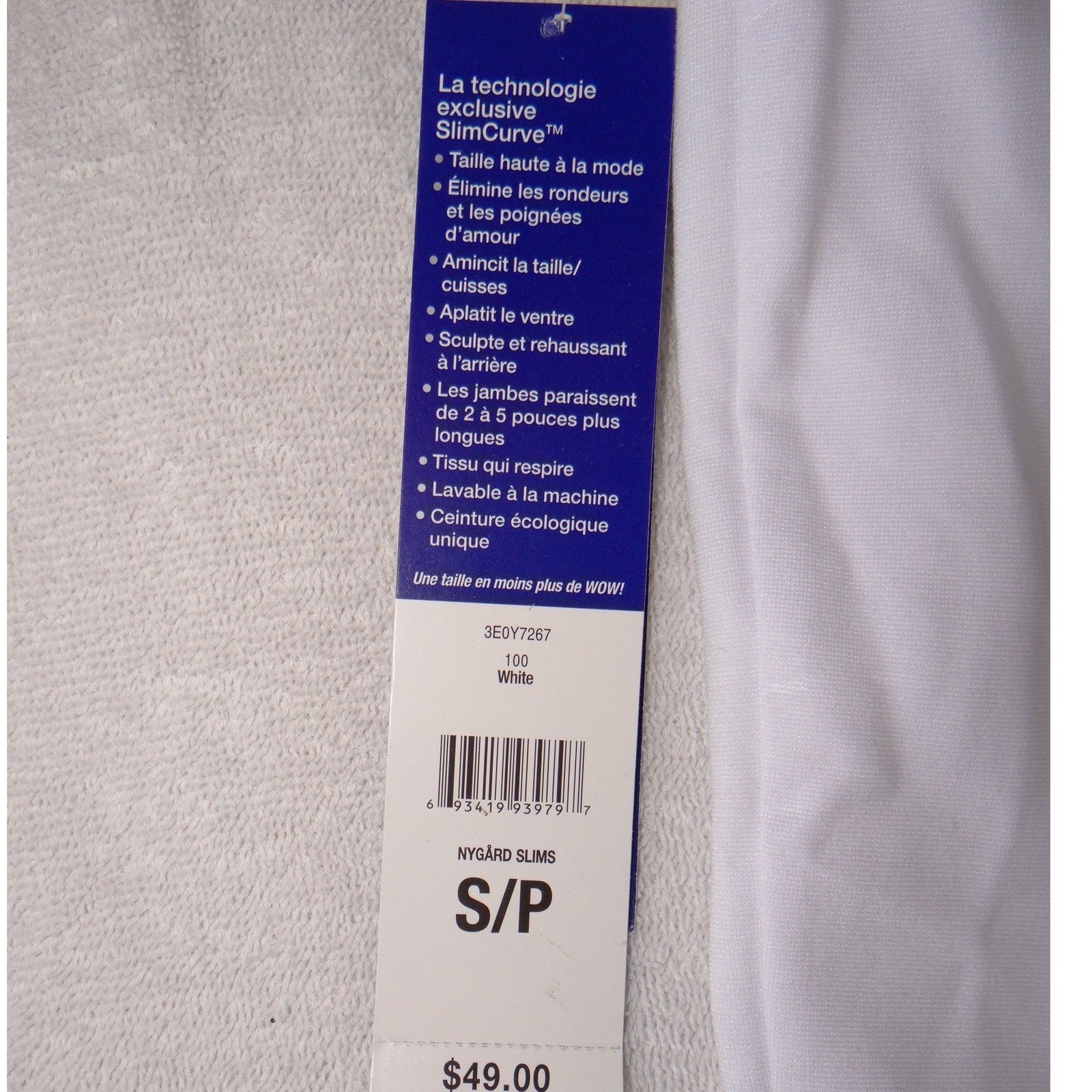 NWT-Nygard Slims White Capri Pants Womens Small Pull On Tummy Control MSRP $49