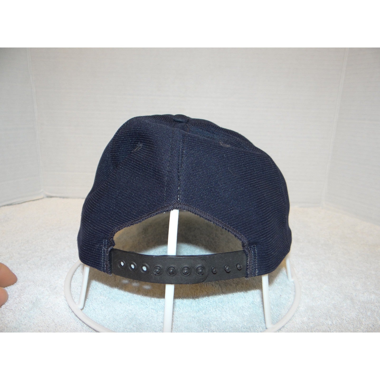 New Era USS Constellation CV-64 Snapback Hat Mens Navy Blue Vintage Made in USA
