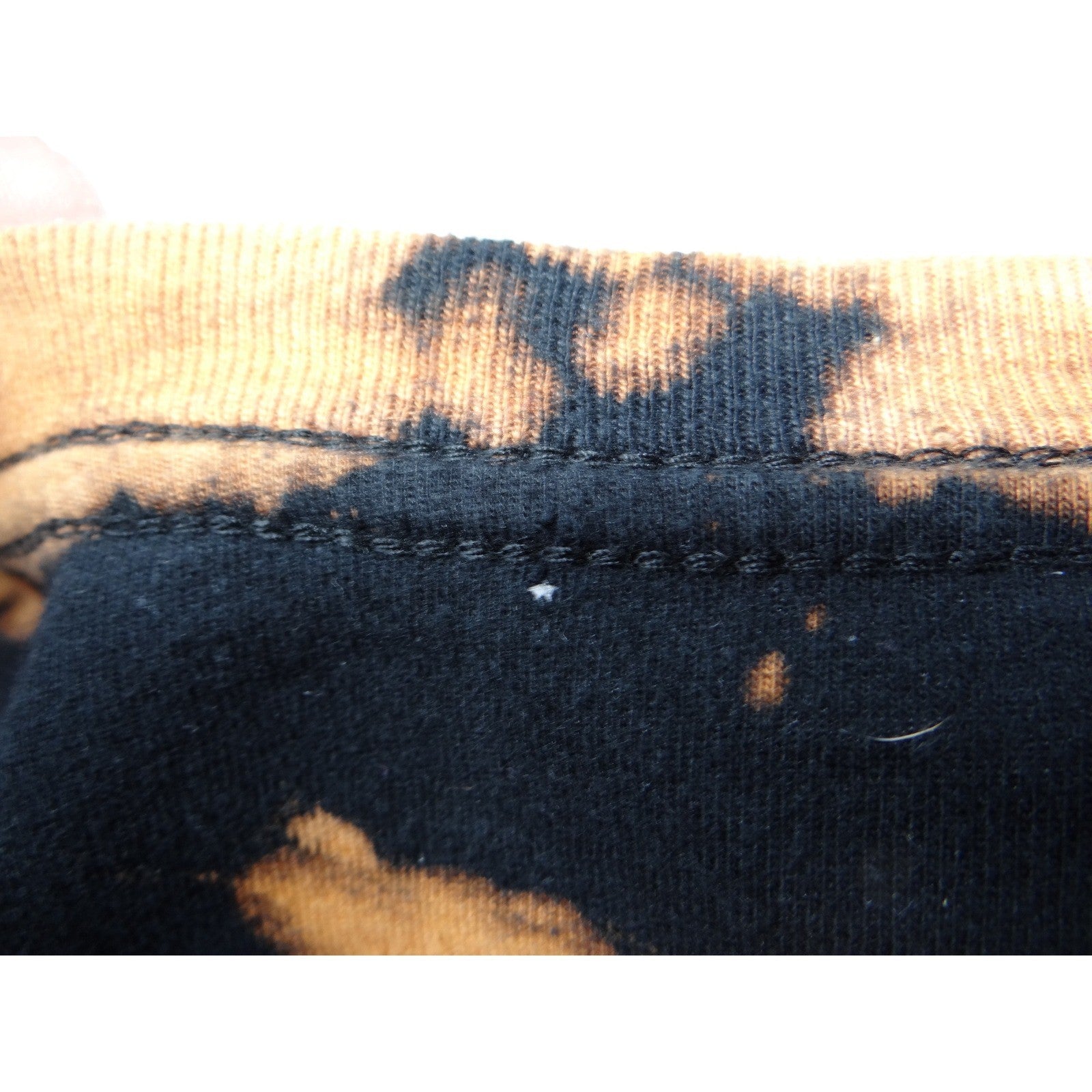 Wu Tang Forever Tie Dye Bleached Black T Shirt Mens Large FEA Merch