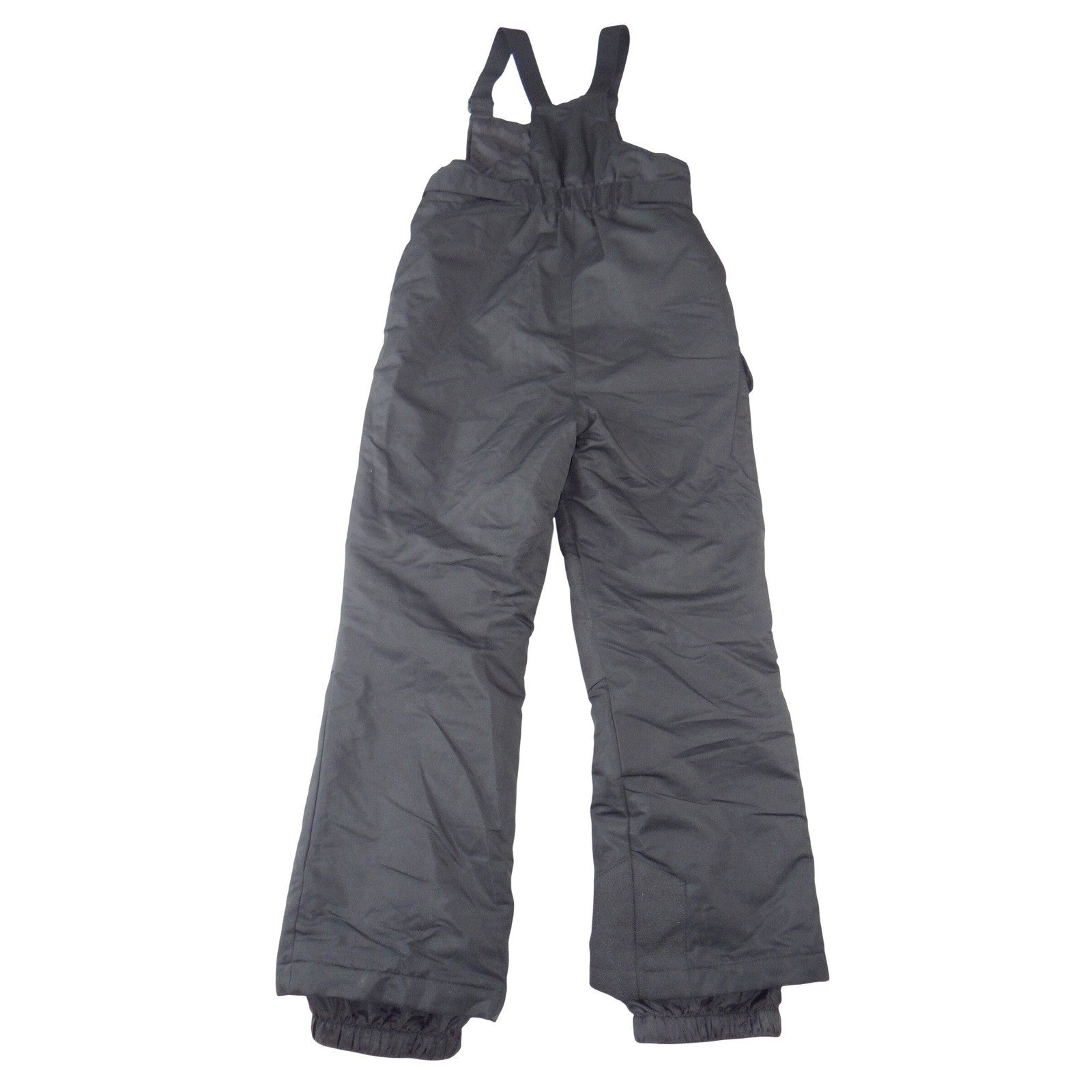 Swiss Tech Black Insulated Snow Bibs Girls Size L 10-12 Ski Overalls Pants