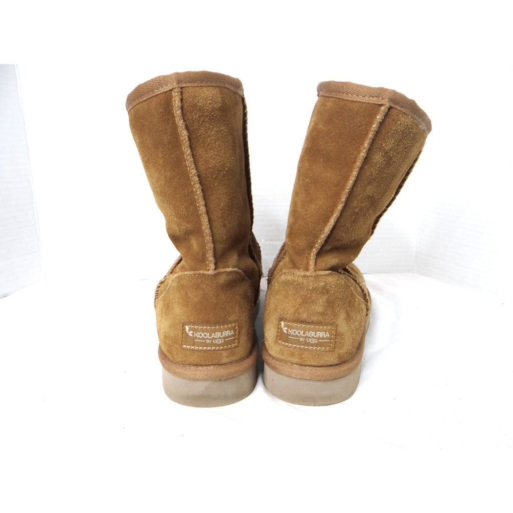 Koolaburra by UGG Women's Brown Suede Sheepskin Lined Boots Style 1017090 Size 7
