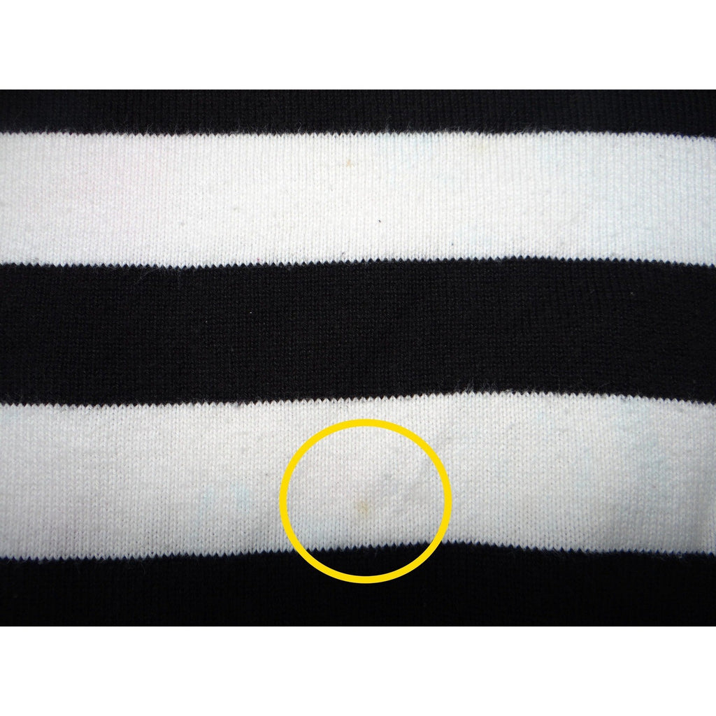GEORGE ME Designs by Mark Eisen B&W Striped Long Sleeve Sweater Top Womens L