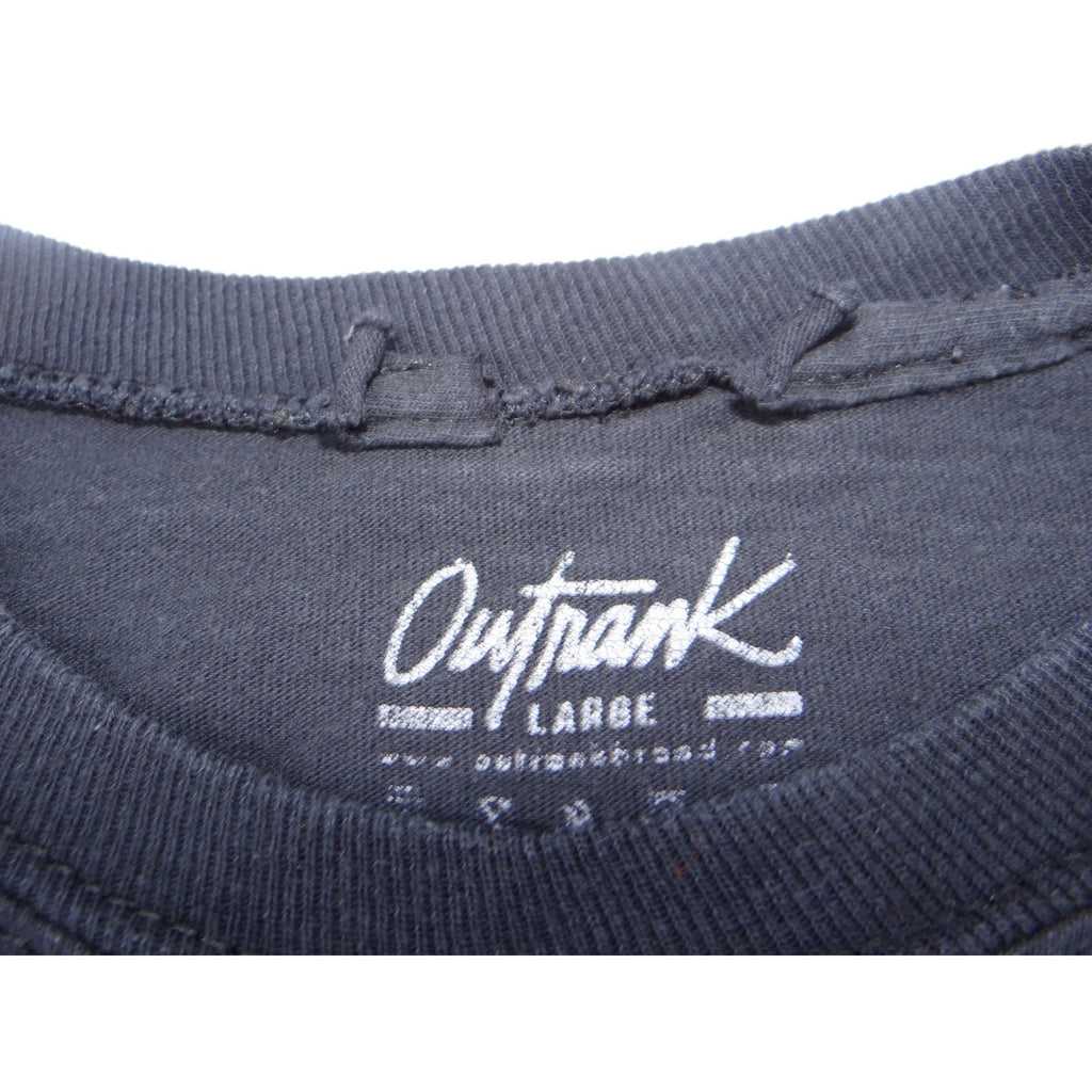 Outrank Cherub Money Graphic Long Sleeve T Shirt Black Large