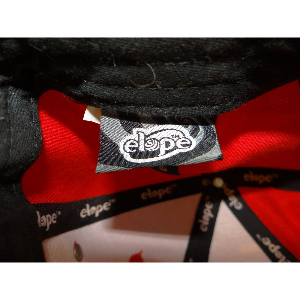 Elope Red Building Block Snapback Hat Customizable Brick Base Plate Flat Brim