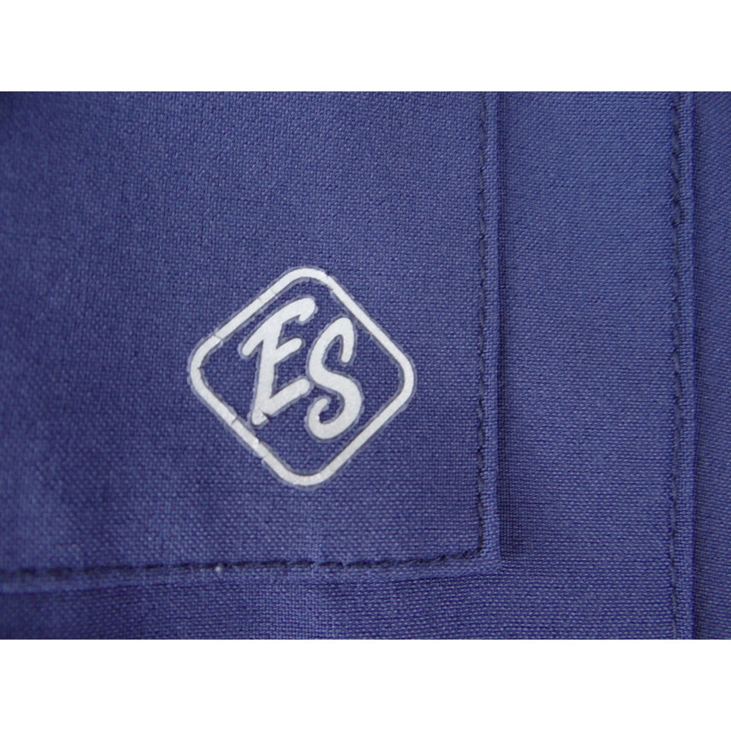 Elements Easy Stretch Navy Blue Scrub Set V-Neck Top Jogger Pants Med/Lg BU287