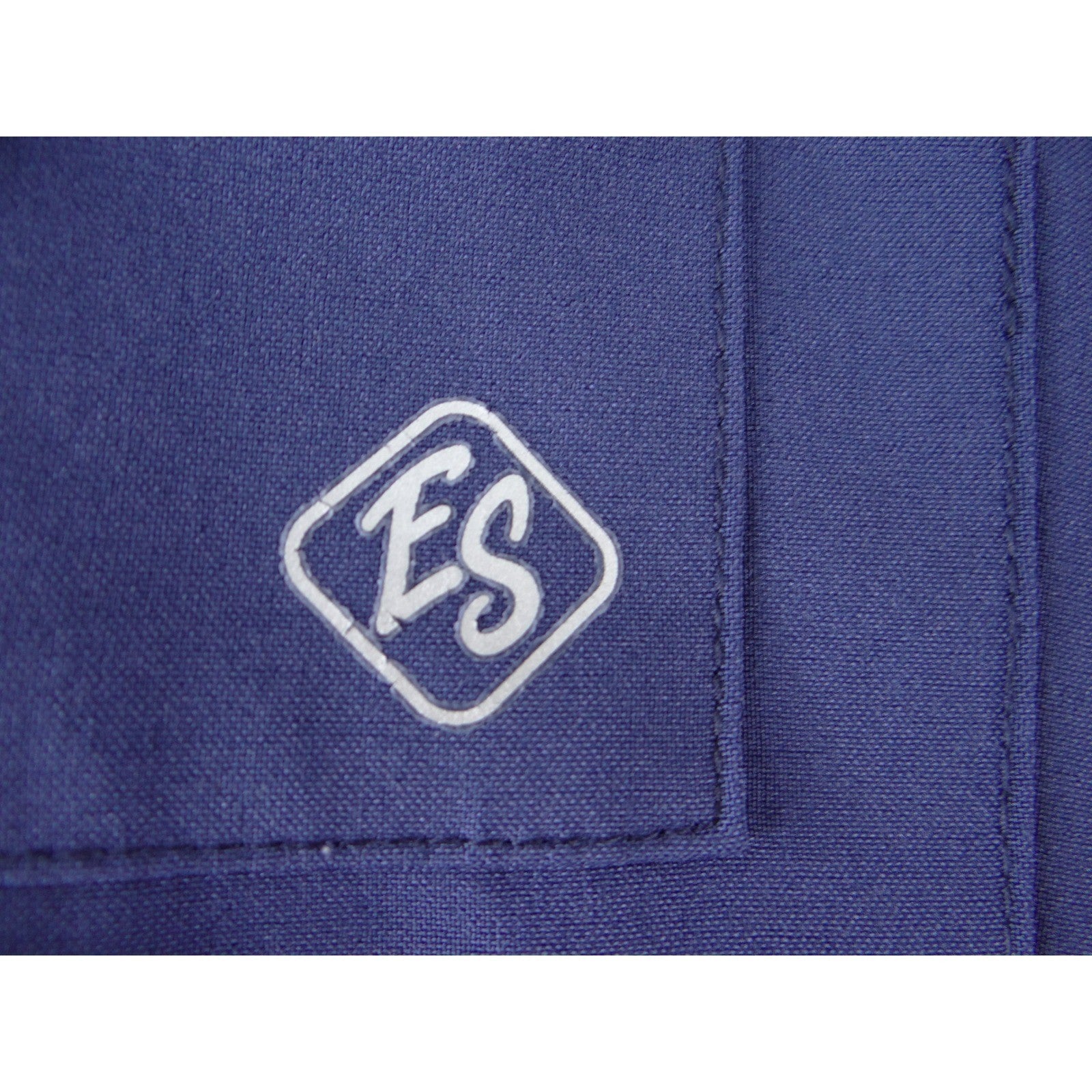 Elements Easy Stretch Navy Blue Scrub Set V-Neck Top Jogger Pants Med/Lg BU287
