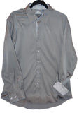 Flex Men's Luxury Collection Dress Shirt - Gray, Size Large