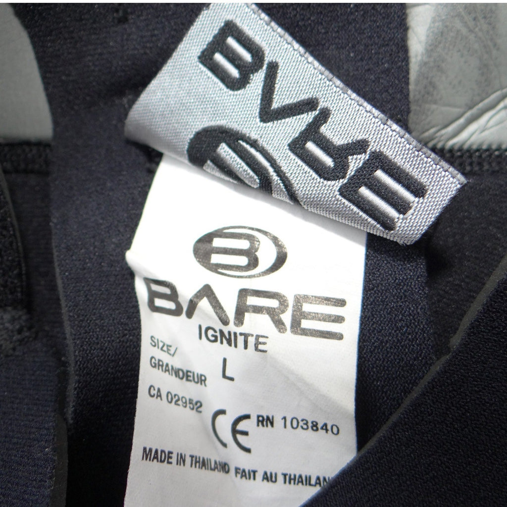 Bare Ignite Mens Shorty Wetsuit Blue Black Neoprene Short Sleeve Size L
