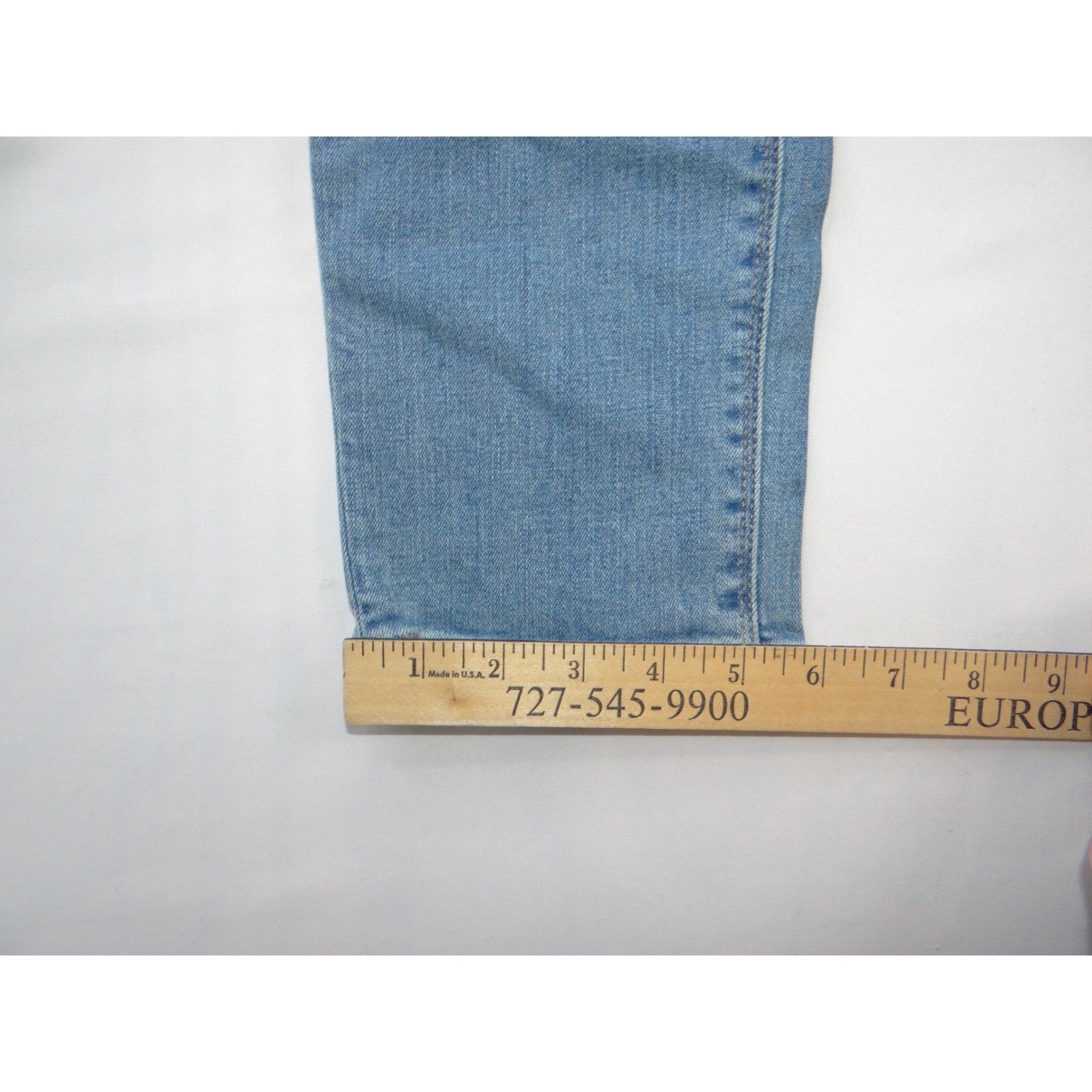 Lucky Brand Lolita Skinny Jeans Womens 8/29 Light Wash Distressed Blue Denim