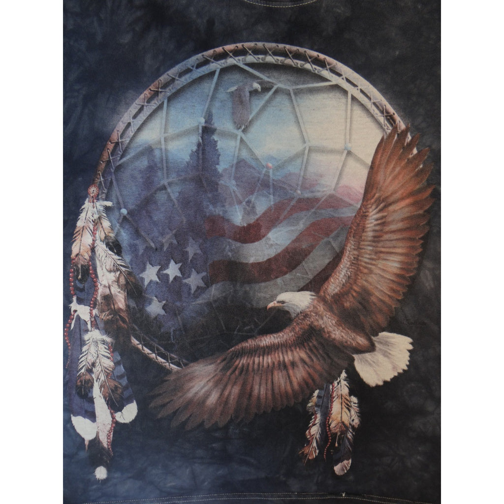 Vintage Mountain Eagle Dreamcatcher T Shirt Mens XL Tie Dye Graphic Tee