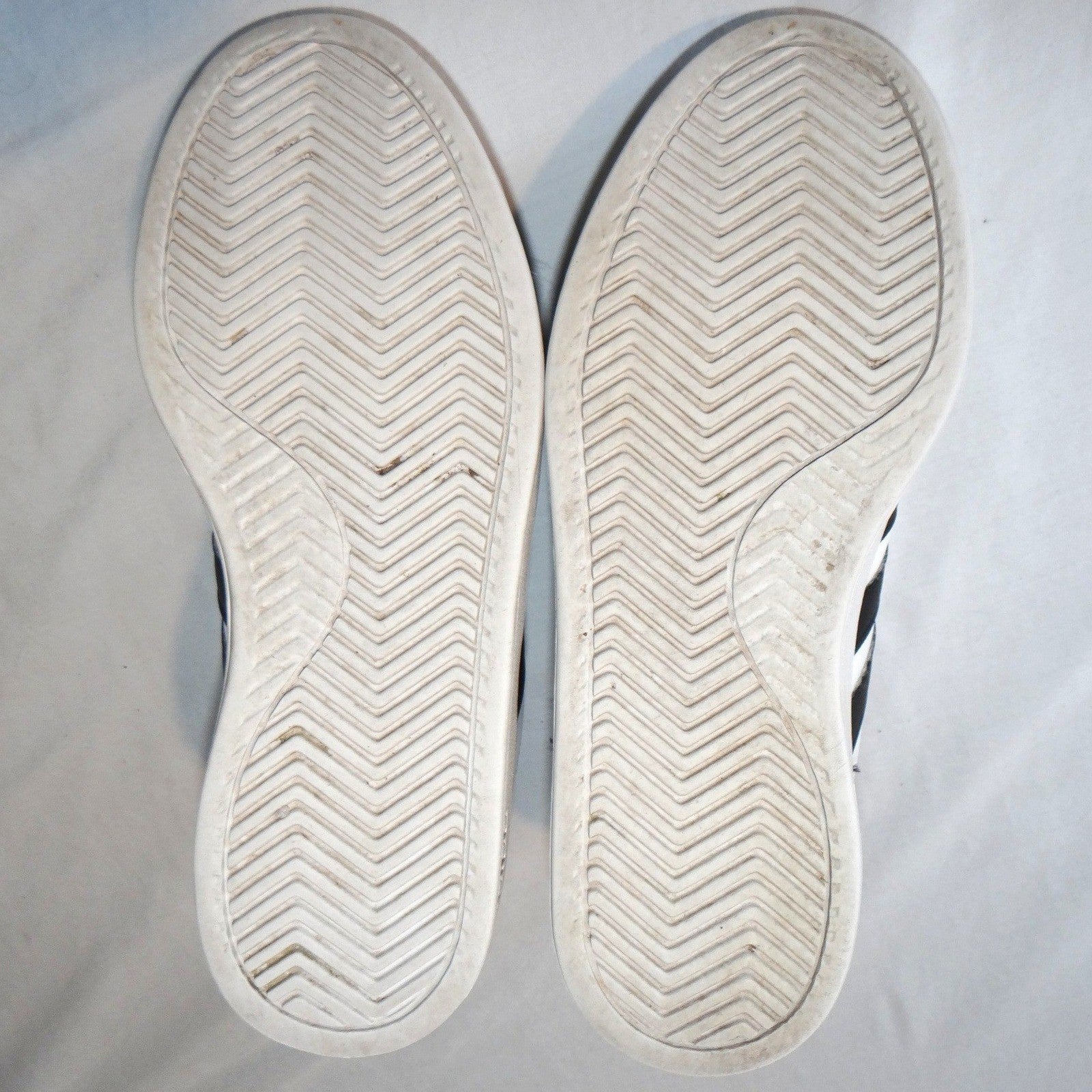 Adidas Grand Court 2.0 Shoes White Black Stripes Low Top Sneakers Mens Size 7