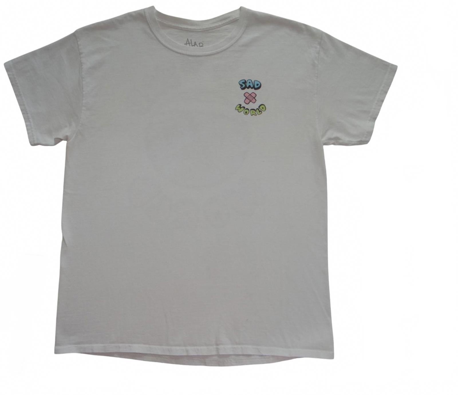 AUGO Funny Graphic Tee - 'Sad' Text Design