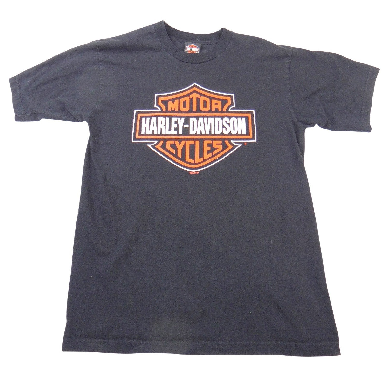 Harley-Davidson Big Logo Durango Colorado Steam Engine Graphic T-Shirt Black Lrg