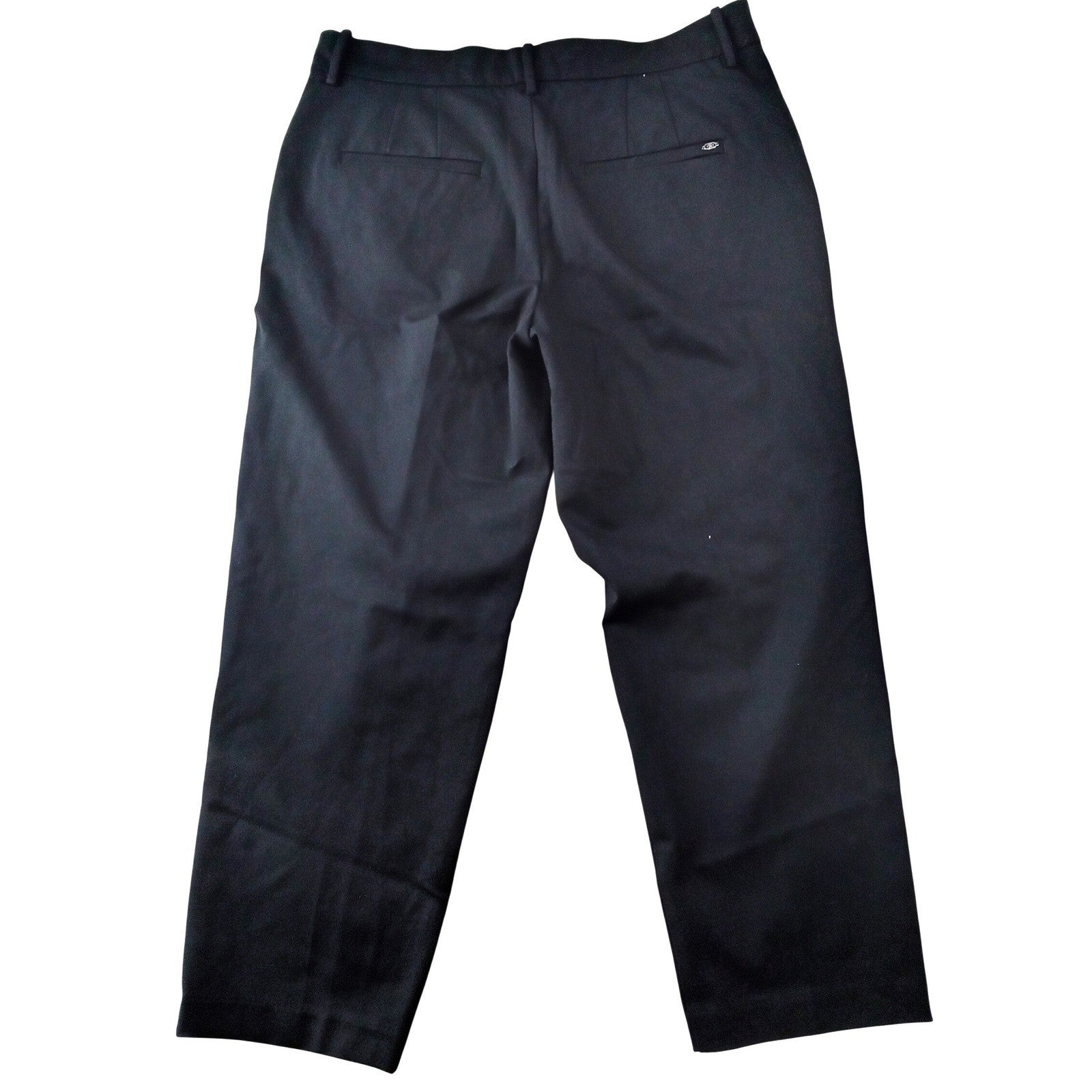 NWT-Sam Edelman Norah Black Wide Leg Ankle Pants Womens Size 14 Career Trousers