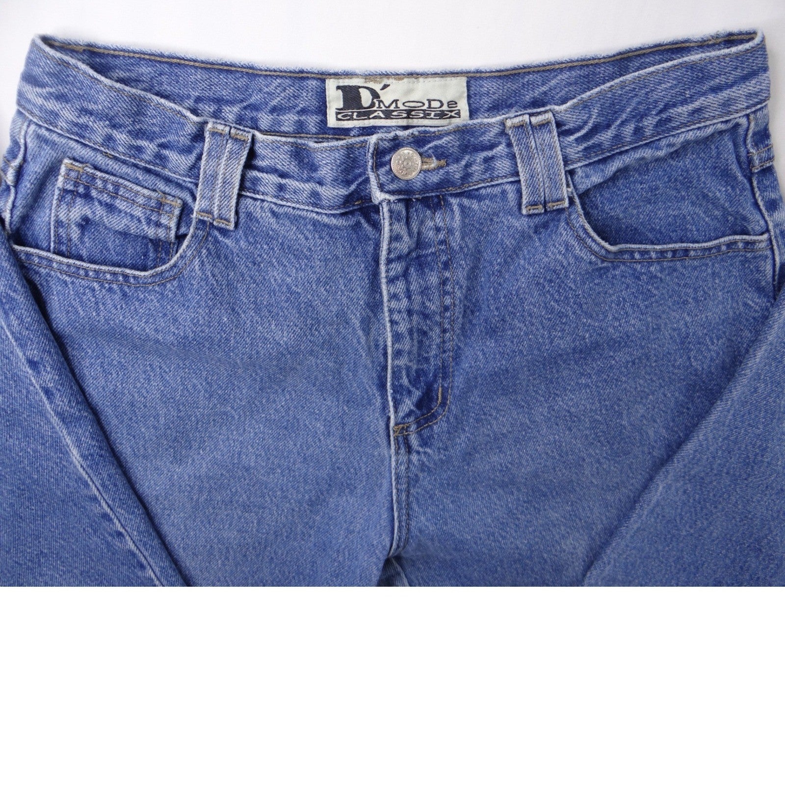 Vintage D Mode Classix Denim Bell Bottom Jeans Sz 13 Flare Cotton Made in USA