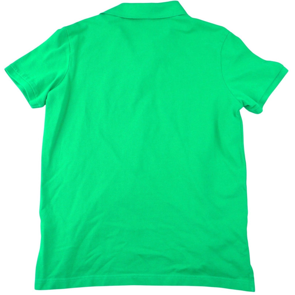 US Polo Assn Mens Green Short Sleeve Pique Cotton Polo Shirt Size M