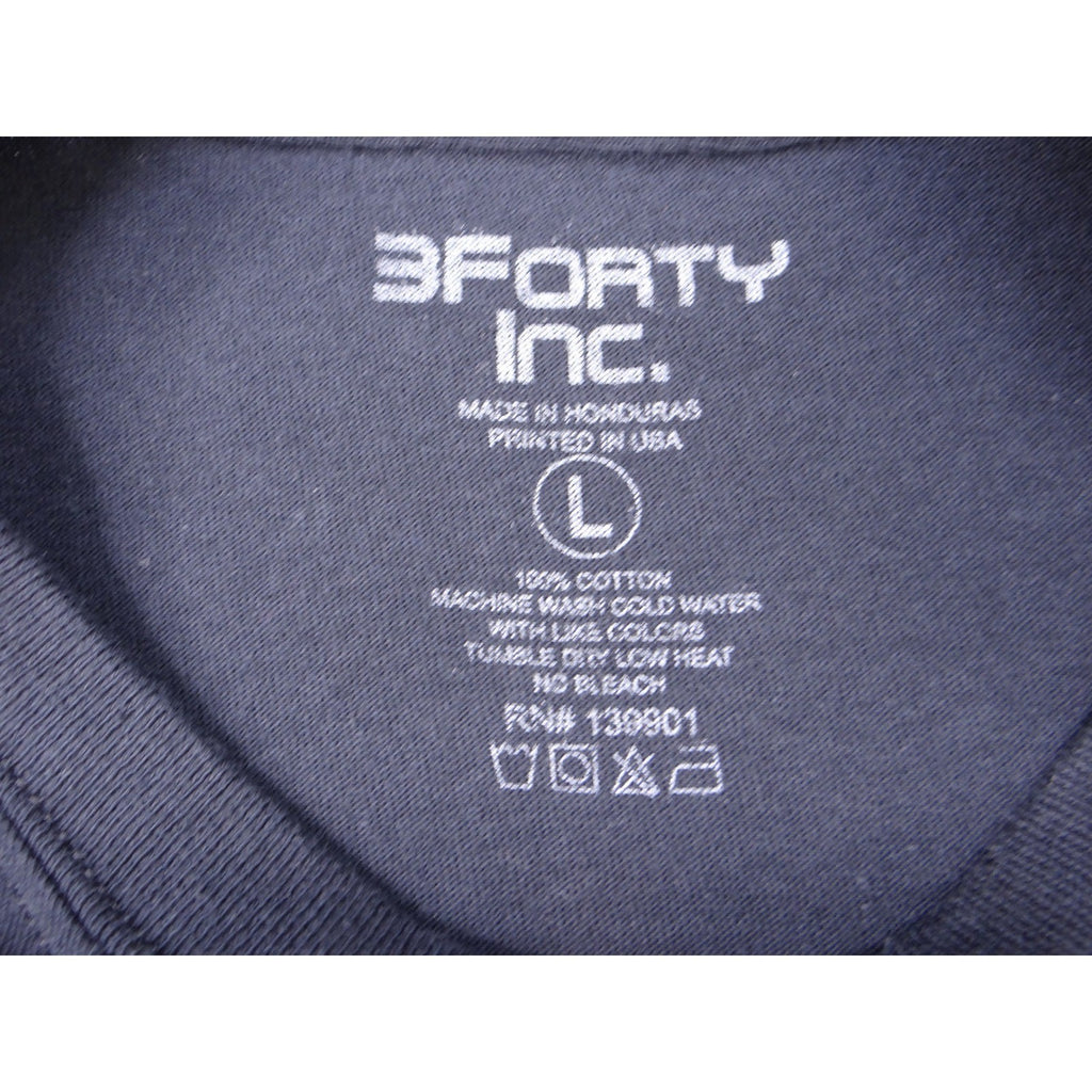 3FORTY INC Mens Graphic T Shirt L Black SAVAGE Bear Michael Jordan Jump Man