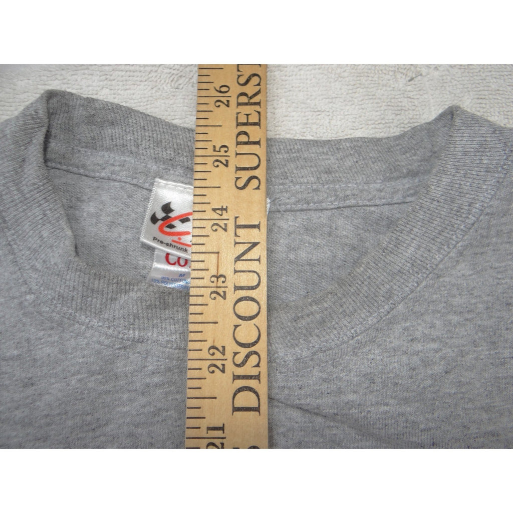 Bike Week 2016 Chase Authentics Mens Ocean City  Long Sleeve Gray Skull Shirt M