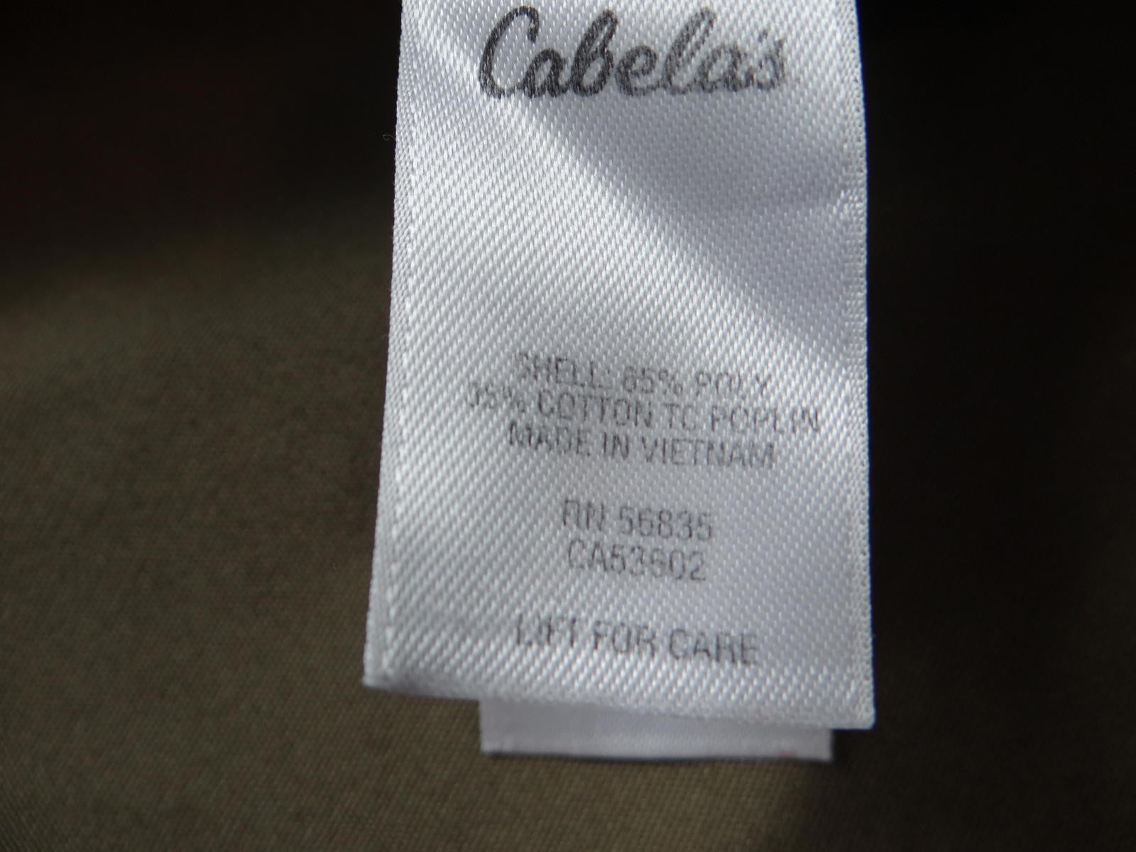 Cabela's Men's Long Sleeve Button-Up Shirt with Reinforced Patches
