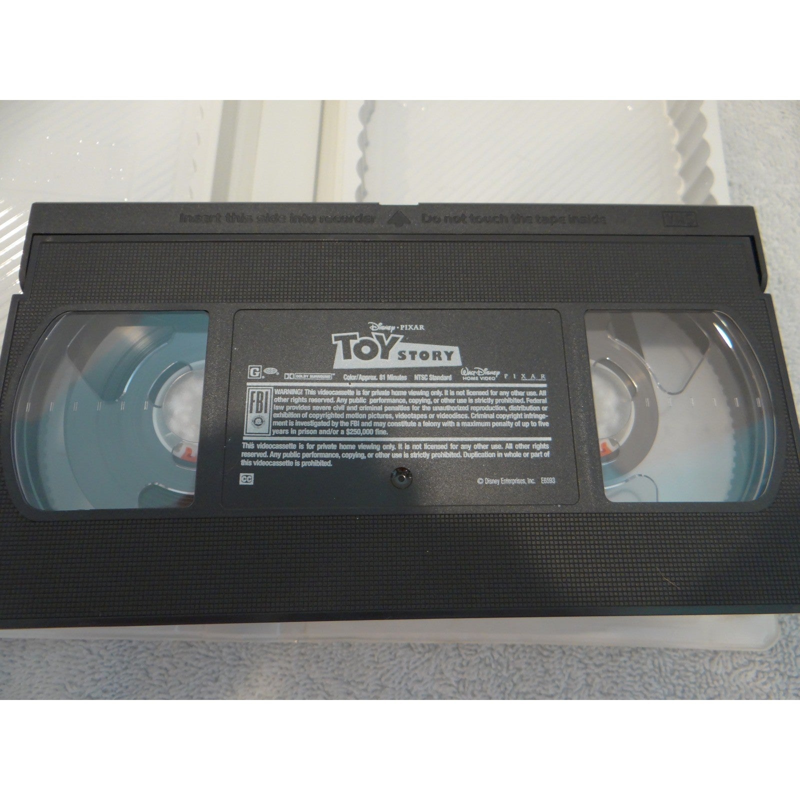Disney Pixar Toy Story VHS Special Edition Gold Classic Collection 2000 19542