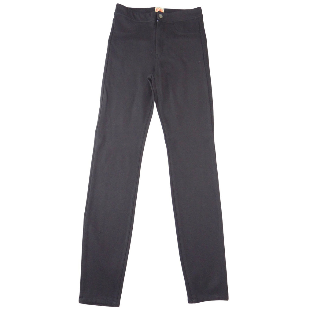 GB Womens High Waisted Skinny Pants Black Stretch Slim Fit Size M