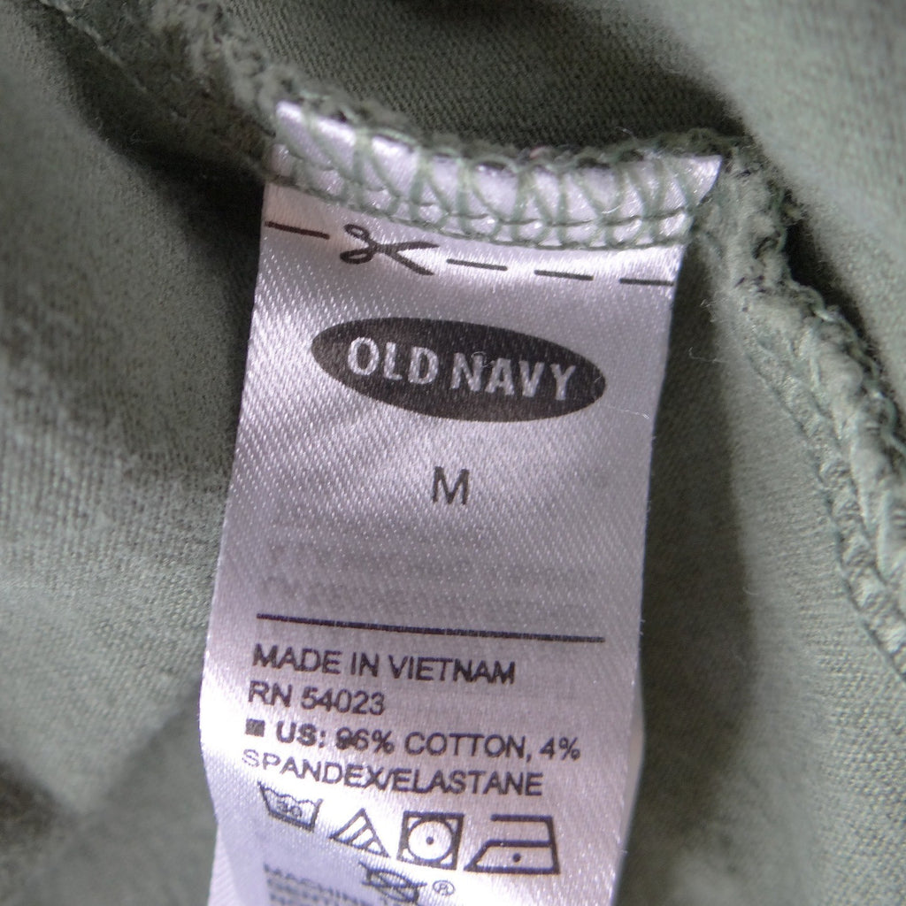 Old Navy Womens Sage Green Floral Print Cotton Spandex Leggings Size M 2305