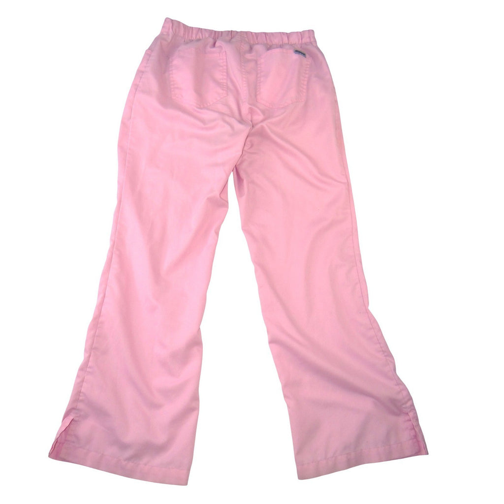 Greys Anatomy by Barco Womens Pink Scrub Pants Elastic Drawstring Size SP