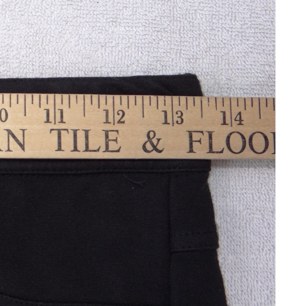 GB Womens High Waisted Skinny Pants Black Stretch Slim Fit Size M