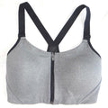 All in Motion Women's Sports Bra - Zip Front, Size 34D