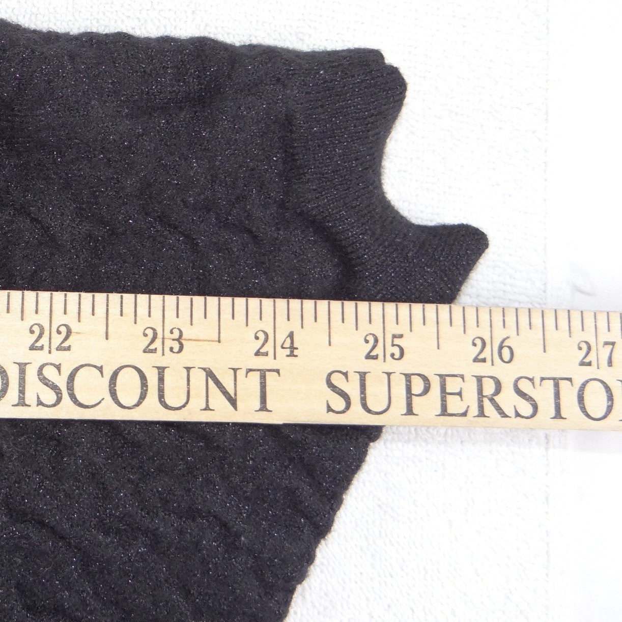 Antonio Melani Womens Black Textured Metallic Knit Shrug Bolero Cardigan Size M