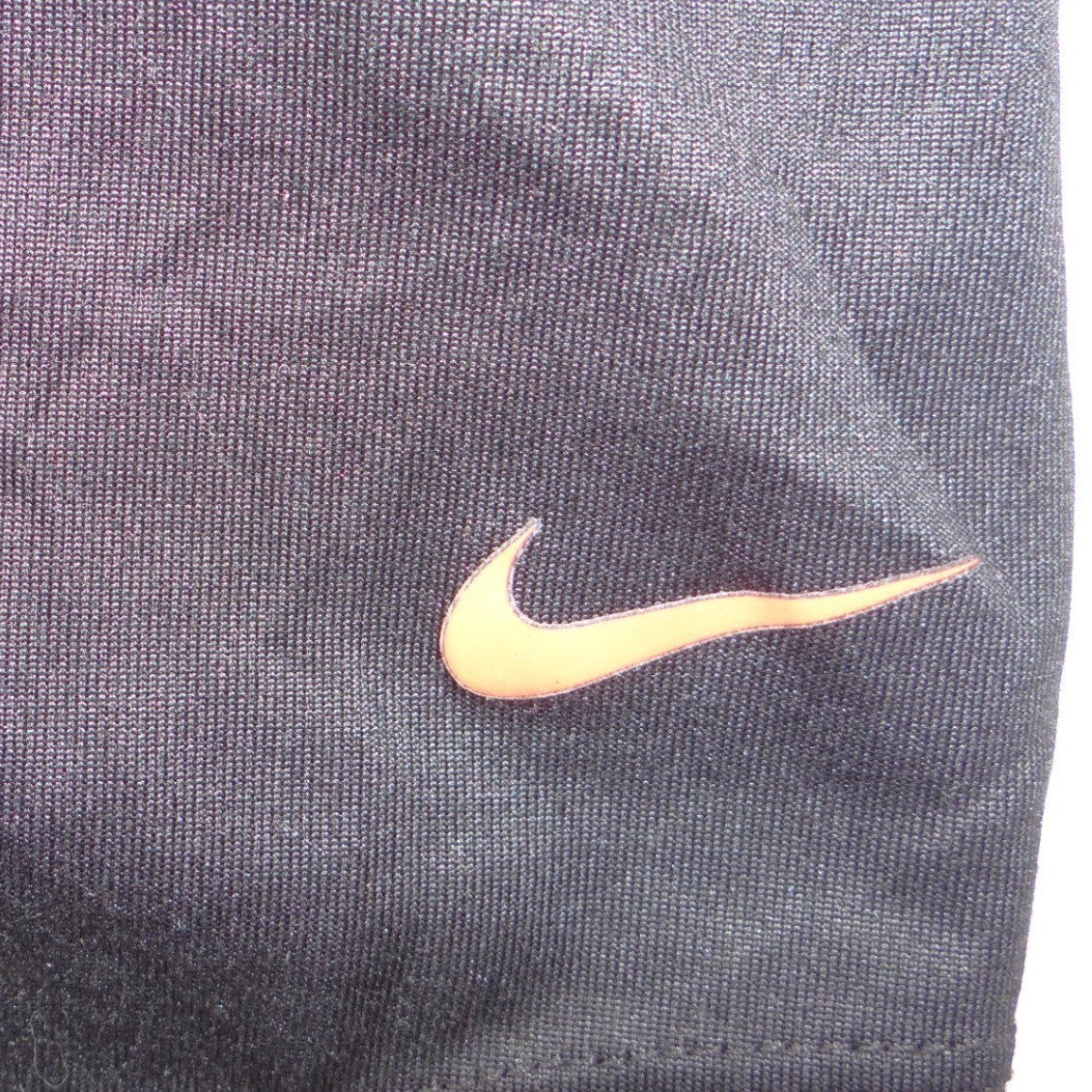 Nike Just Do It T-Back Tank Top Black Orange Racerback Womens Sleeveless Workout