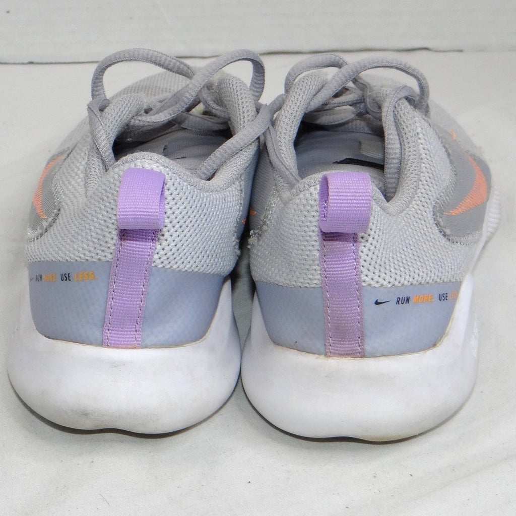 Nike Flex Running Shoes Women's Gray Peach Swoosh Lightweight Size 6.5