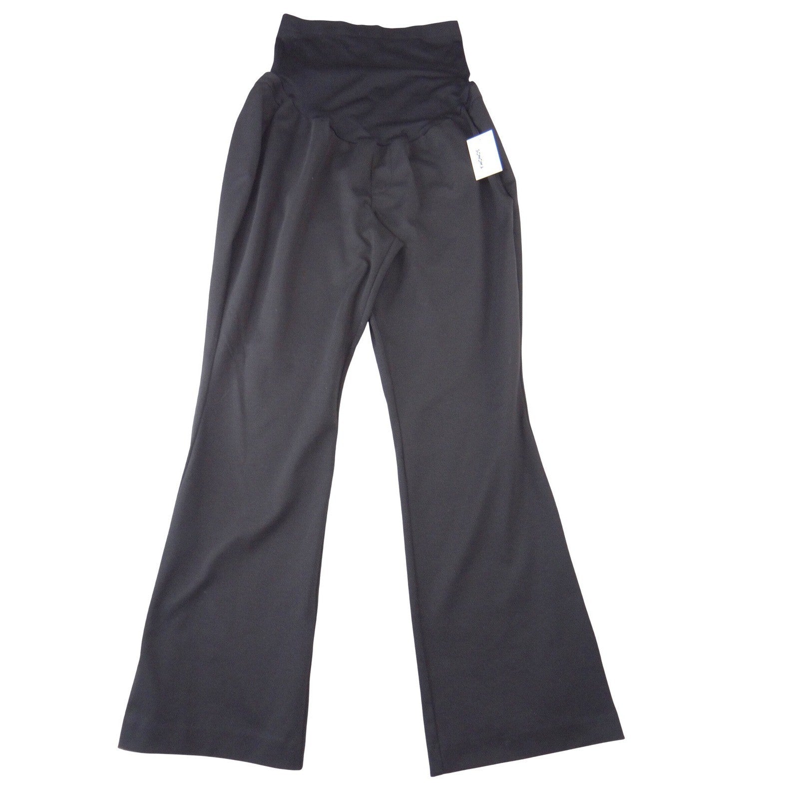 NWT-Sonoma Goods For Life Maternity Flare Pants Black Over Belly XXL
