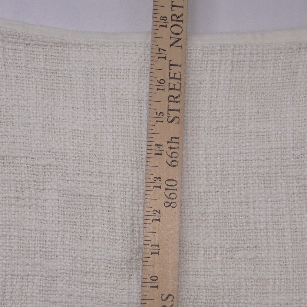 Mes Demoiselles Paris Cream Textured Fringe Tassel Mini Skirt Size 38 Boho Mini