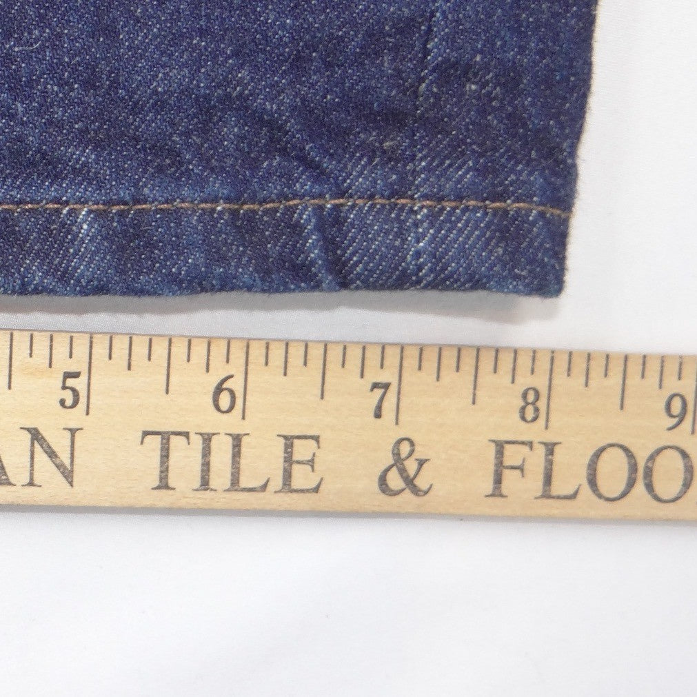 Zara Womens High Rise Straight Leg Jeans Dark Indigo Blue Size 6 MEX 28