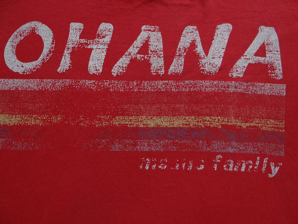 Port & Company 'Ohana Family' Red T-Shirt - Fun & Casual Wear