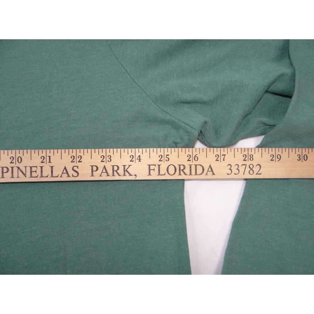 Life is Good Mens XL Green Gruntled Smiley Face Crusher Long Sleeve Graphic Tee